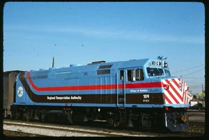 Original Rail Slide - RTA Metra 109 no location 11-14-1977 - soft - Picture 1 of 1