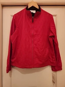 NWT Vintage Spring 2004 Women's Tail Red Sydney Jacket - Size Large- Full Zipper - Picture 1 of 9