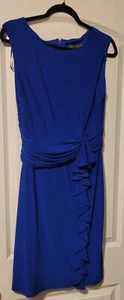 JESSICA HOWARD Womens Blue Sleeveless Fit + Flare Dress Size 12 - Picture 1 of 3