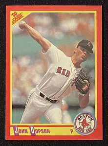 Tarjeta de béisbol John Dopson 1990 MLB Boston Red Sox Pitcher puntuación #331 - Imagen 1 de 2