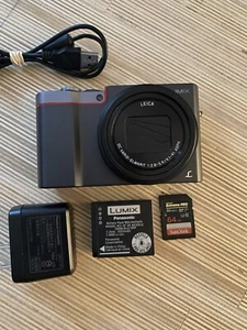 Panasonic Lumix DMC ZS100 4K 20.1MP Grey Digital Point Shoot Camera - Picture 1 of 14