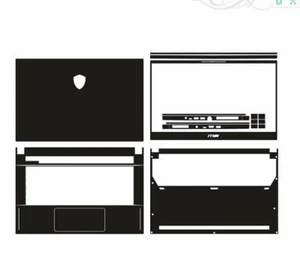 Laptop Aufkleber Skin Schutz Schutz für MSI GS66 - Bild 1 von 31
