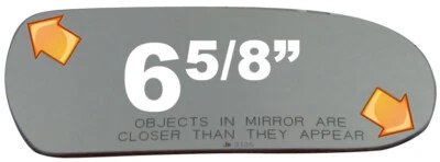 Nuevo espejo retrovisor derecho convexo de repuesto para 02-09 Dodge Ram 1500 sin placa de respaldo Foto 1 de 4