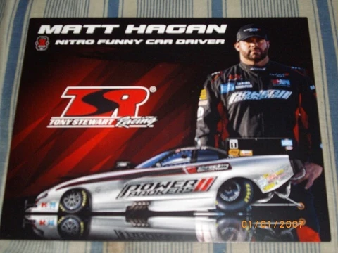 2022 MATT HAGAN POWER BROKERS NITRO FUNNY CAR NHRA POSTCARD Cover