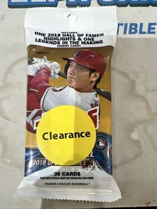 Topps Update Series Baseball 2018 36 Card Value Fat Pack (Ohtani Rookie?) - Foto 1 di 1