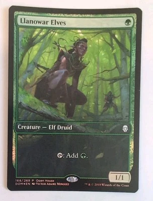 LLANOWAR ELVES (FOIL) LP DOMINARIA OPEN HOUSE - DOM - Mtg - Image 1 of 2