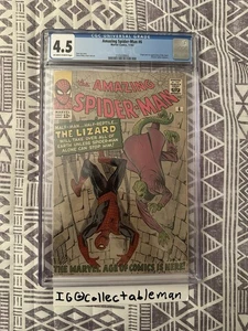 Amazing Spider-Man #6 CGC 4.5 Origin und 1. App. of the Lizard 1963 - Bild 1 von 2