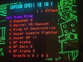 Capcom CPS2 18-In-1 JAMMA Multigame PCB