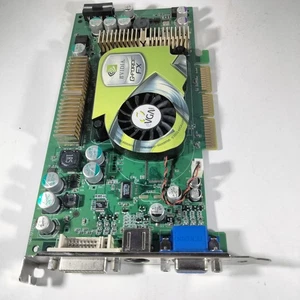 NVIDIA GeForce FX 5900 SE 128MB DDR AGP Video Graphics Card Rare Retro Gaming - Picture 1 of 18