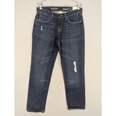 Sonoma Blue Jeans Size 4 Boyfriend Mid Rise NWT -0625G167 - Image 1 of 4