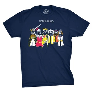 Camiseta para hombre Noble Gases Ciencia Divertida Mesa Periódica Nerdy Gráficos Geeks - Imagen 1 de 8