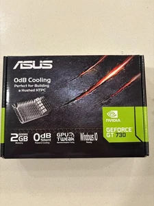 ASUS GeForce GT 730 2GB GDDR5 Low Profile Graphics Card Silent HTPC Builds New - Picture 1 of 4