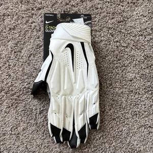 Guantes de fútbol Nike Defensive Tackle blancos/negros para hombre talla XXL nuevos DX4510-127 - Imagen 1 de 5