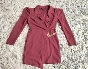 Vestito carino Max & Ash taglia S. Manica e scollo a V materiale elasticizzato/catena oro - Foto 1 di 18