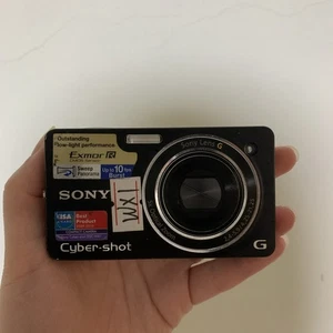 Sony Cyber-shot DSC-WX1 10.2MP Digital Camera 5x Zoom Black Mint Condition - Picture 1 of 5