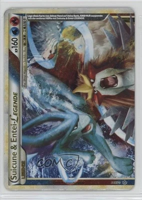 Suicune & Entei LEGEND (Top) Pokémon HeartGold & SoulSilver Unleashed #94 2010 - Image 1 of 2