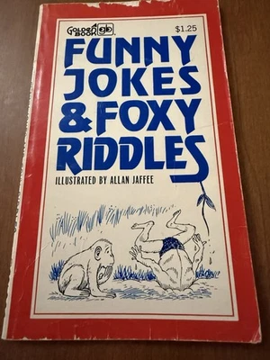 Variation Allan (Al) Jaffee Funny Jokes & Foxy Riddles Mad Magazine Book Fold-In - Image 1 of 4