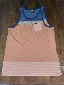 Men’s RVCA Striped Tank Top Size Sm - Picture 1 of 4