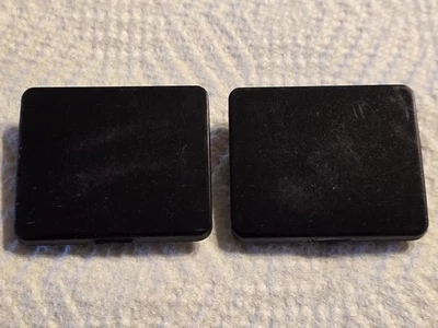 2000-2006 Mercedes S430 S500 S600 Side Jack Hole Covers (Set of 2) - BLACK OEM - Image 1 of 4