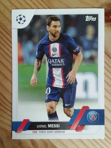 2022-23 Topps UEFA Club Competitions #1 - Lionel Messi Paris Saint-Germain PSG - Bild 1 von 2