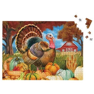 Briarwood Lane Türkei und Kürbisse 1000 Stück Puzzle - Bild 1 von 5