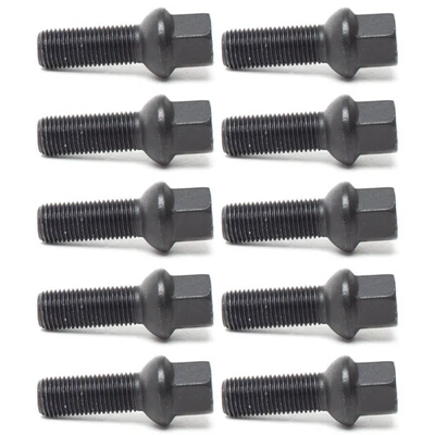 H&R 1454703SW 10 x Black Audi VW Type Ball Seat Wheel Lug Bolts 14 x 1.5 x 47 mm - Image 1 of 4