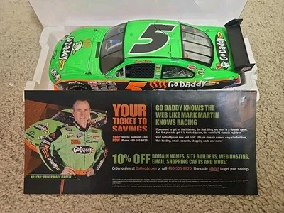 2010 Mark Martin 5 GoDaddy 1/24 Lionel Nascar Diecast 1/5494 COT - Image 1 of 4