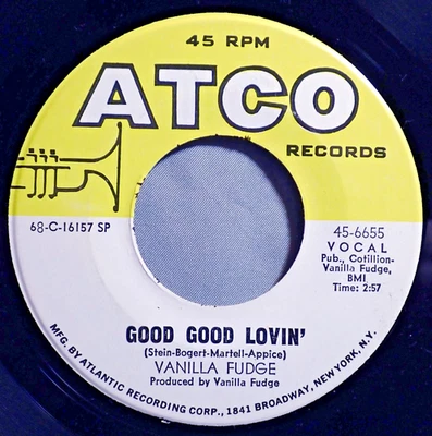 HEAR IT 60's Psychedelic 45 rpm record Vanilla Fudge "Good Good Lovin" from 1969 Foto 1 de 2