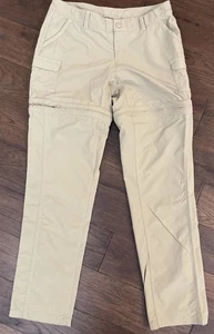 The North Face Damen weinrot wandelbar Reißverschluss Wanderhose Größe 8 - Bild 1 von 4