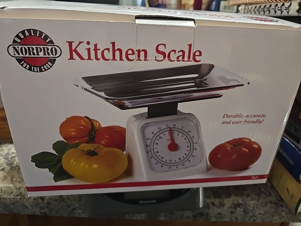 Norpro #8625 22lb Kitchen Scale, White - Image 1 of 1