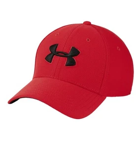 Under Armour Mens Red/Black UA Blitzing 3.0 Cap Stretch Baseball Hat - Picture 1 of 10