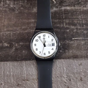 Reloj Swatch Vintage Una Vez Día/Fecha 34mm #941 1999 Cuarzo *Sin Cubierta de Batería - Imagen 1 de 10