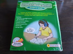 Lakeshore Activity Pack Listening & Following Directions Descriptive Words New - Foto 1 di 5