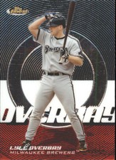 2005 Finest Milwaukee Brewers Baseball Card #72 Lyle Overbay