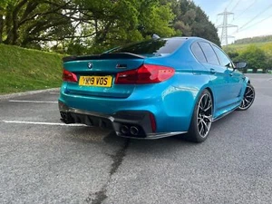 Bmw M5 F90 3D Style diffuser 3 Piece Real Carbon fibre Uk Stock - Picture 1 of 4