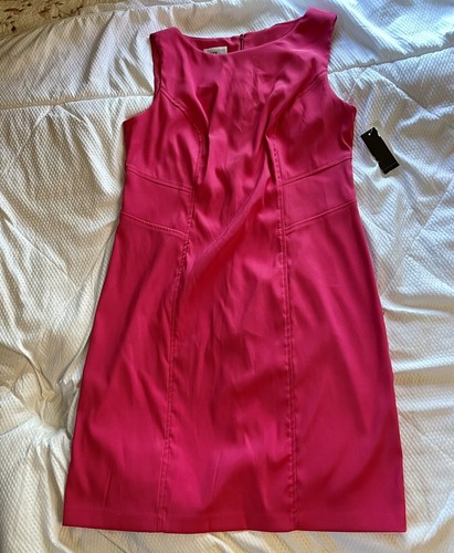 Abito formale ALYX Limited donna tubino senza maniche elasticizzato carriera taglia 12 rosa