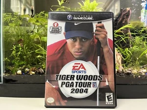 Tiger Woods PGA Tour 2004 GameCube two disks manual cover and replacement case - Picture 1 of 12