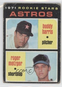 1971 Topps 1971 Rookie Stars Buddy Harris Roger Metzger #404 Rookie RC