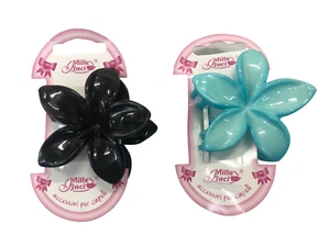 2 MOLLETTE FERMACAPELLI FIORE CAPELLI FORCINE PINZE MOLLETTONI CM 5,5 - Imagen 1 de 2