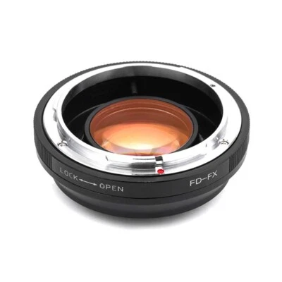 Lens Adapter Focal Reducer Speedbooster for FD Lens to for Fujifilm Fuji X XF - Image 1 of 4
