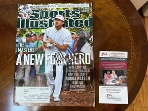 PGA Bubba Watson Sports Illustrated Masters Champion Signed April 16, 2012 JSA - Picture 1 of 1