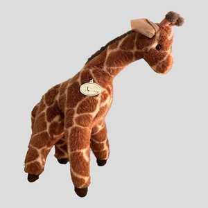  Vintage Plush Gund  1986 Giraffe W/Suede Ears. 13" Tall Stuffed Animal Toy - Picture 1 of 5