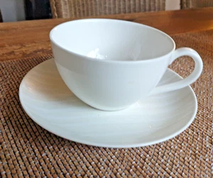 V&B DUNE LINES große Frühstückstasse, Milchkaffee- Jumbo- + UT VILLEROY&BOCH - Bild 1 von 6