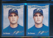 Lot (2) 1996 Multi-Ad #5 Rob Bonanno Lake Elsinore Storm (GO28) SWSW7