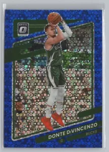 2021-22 Donruss Optic #90 Donte DiVincenzo Fast Break Blue SN #/50 - Picture 1 of 2