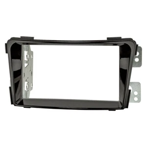 Doppel DIN Radioblende passt für Hyundai i40 ab 2011 Piano Lack KFZ Einbaurahmen - Bild 1 von 3