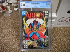 Arion Lord of Atlantis 1 cgc 9.8 DC 1982 WHITE pgs NM MINT from Warlord 62 nice
