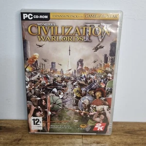 CIVILIZATION IV WARLORDS PC EXPANSION PACK Complete Game Vintage - Picture 1 of 3