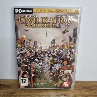 CIVILIZATION IV WARLORDS PC EXPANSION PACK Complete Game Vintage - Image 1 of 3