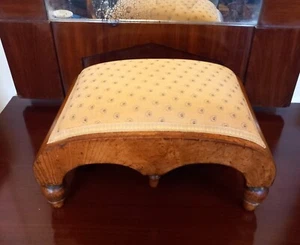 Biedermeier Fußschemel Fußbank Esche um 1830 - Bild 1 von 10